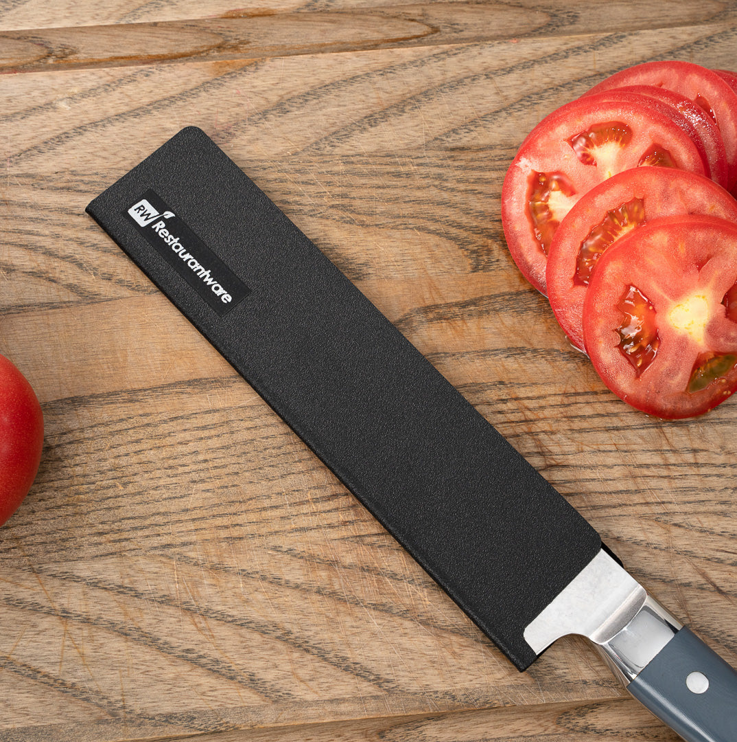 Sensei Black Plastic Knife Blade Cover / Guard - 8 1/2" x 2" - 1 count box