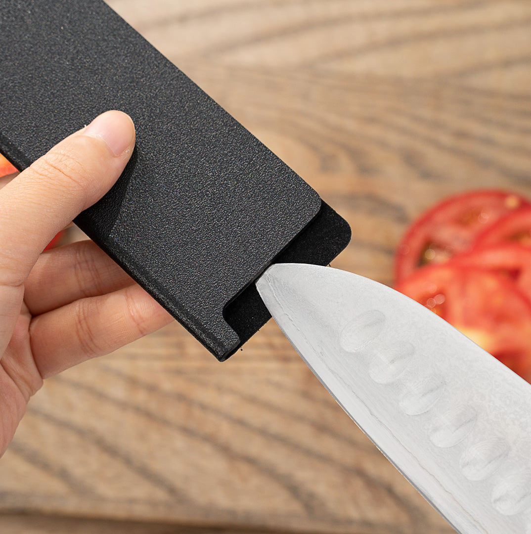Sensei Black Plastic Knife Blade Cover / Guard - 8 1/2" x 2" - 1 count box