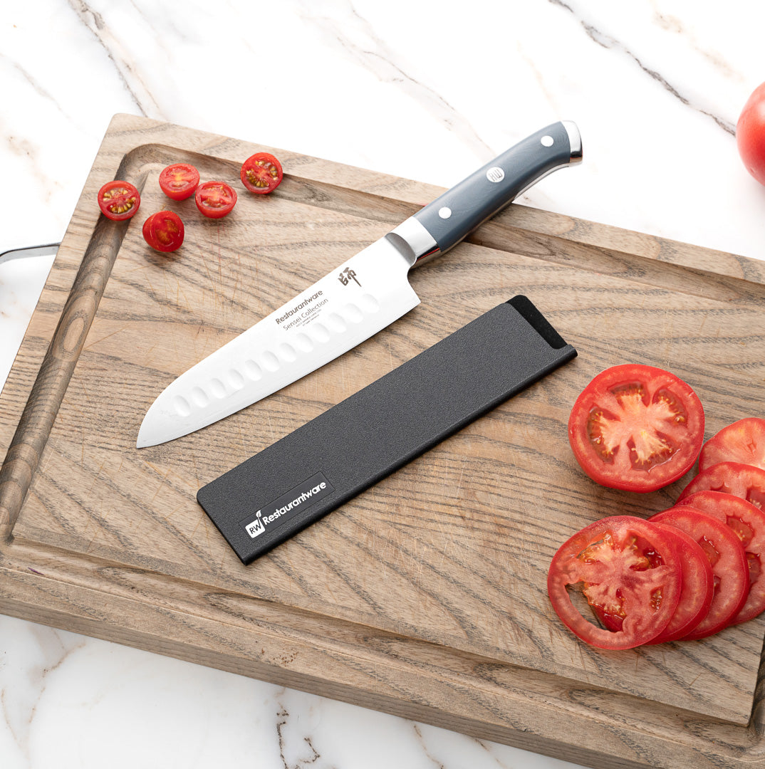 Sensei Black Plastic Knife Blade Cover / Guard - 8 1/2" x 2" - 1 count box