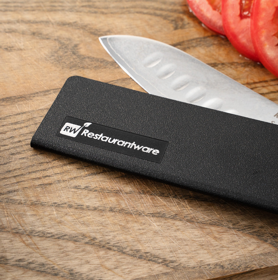 Sensei Black Plastic Knife Blade Cover / Guard - 8 1/2" x 2" - 1 count box