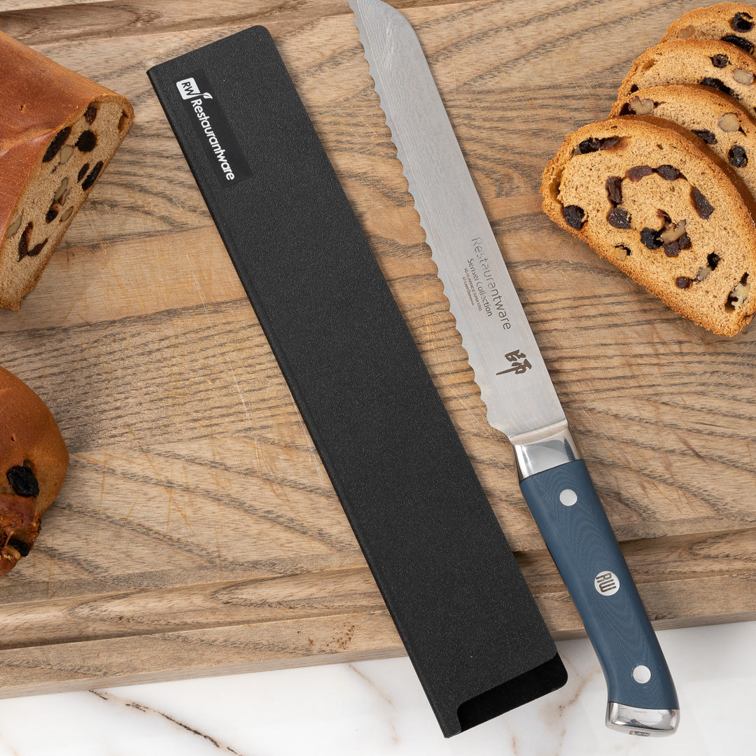 Sensei Black Plastic Knife Blade Cover / Guard - 12" x 2" - 1 count box