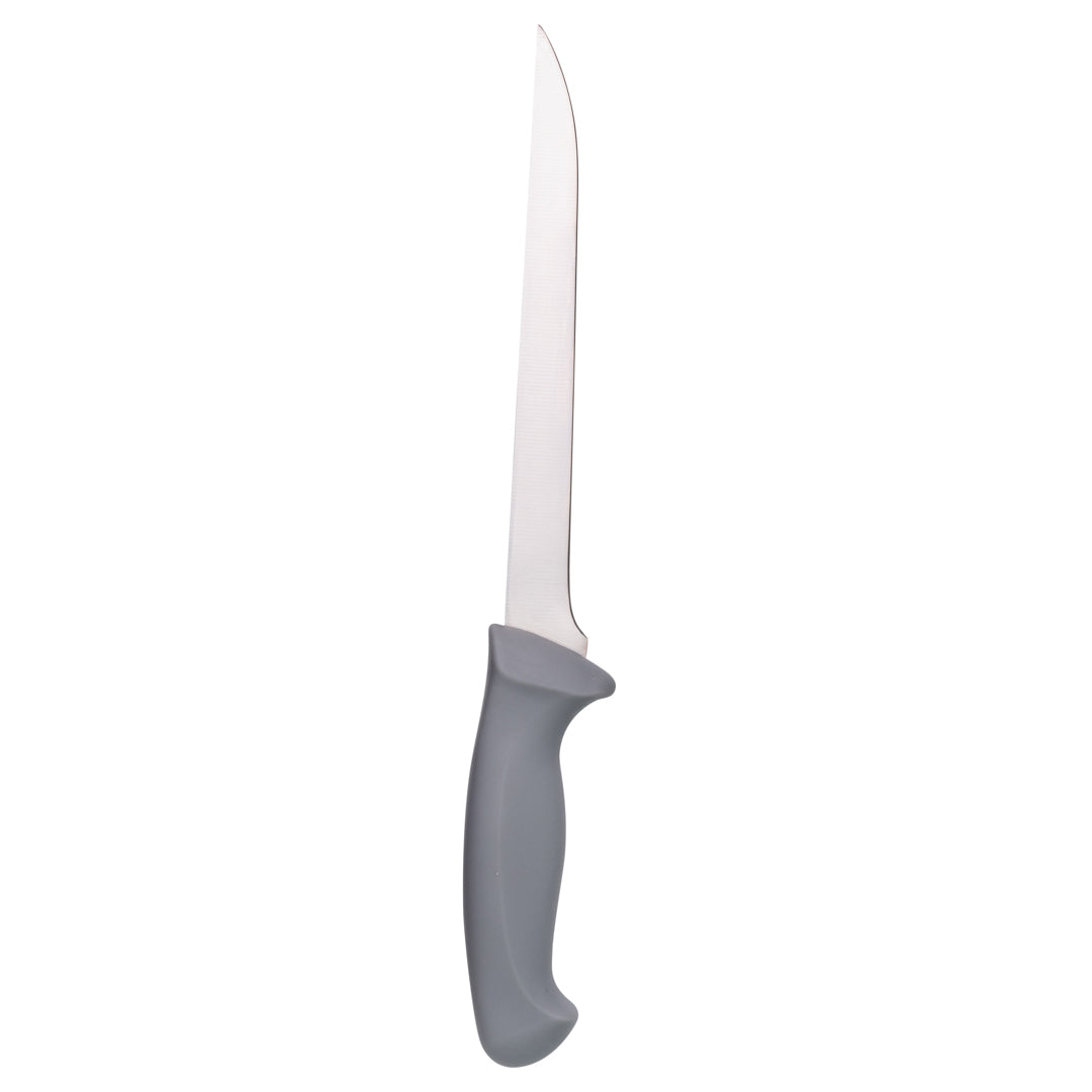 Comfy Grip Gray Stainless Steel 8" Boning Knife - 1 count box