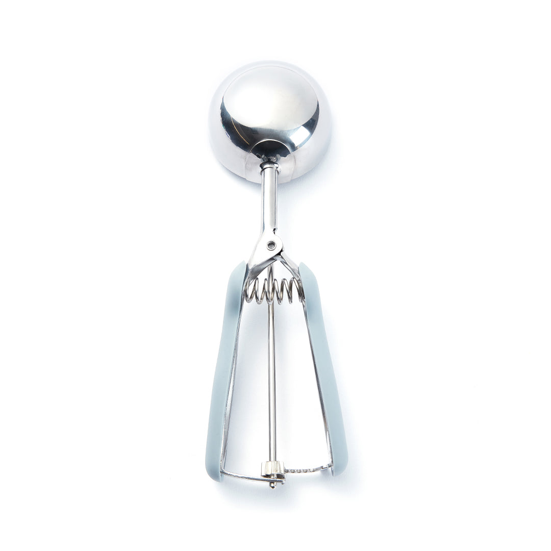 Comfy Grip 4 oz Stainless Steel #8 Ice Cream Scoop - with Gray Handle - 1 count box