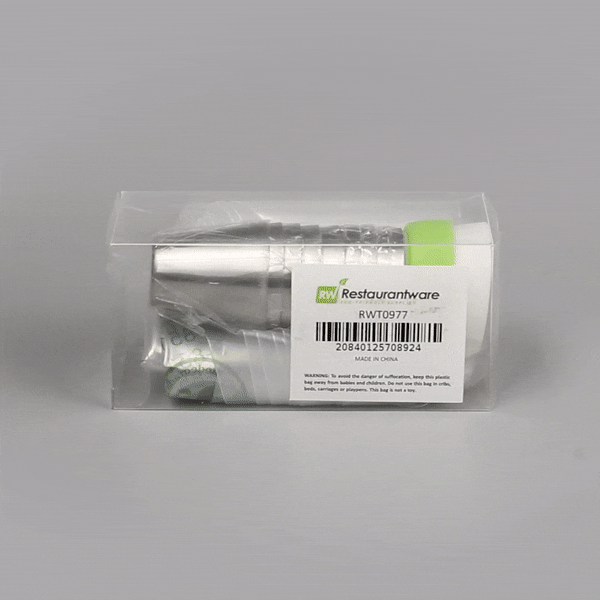 Pastry Tek Stainless Steel Russian Piping Tip Decorating Set - 20-Piece - 1 count box