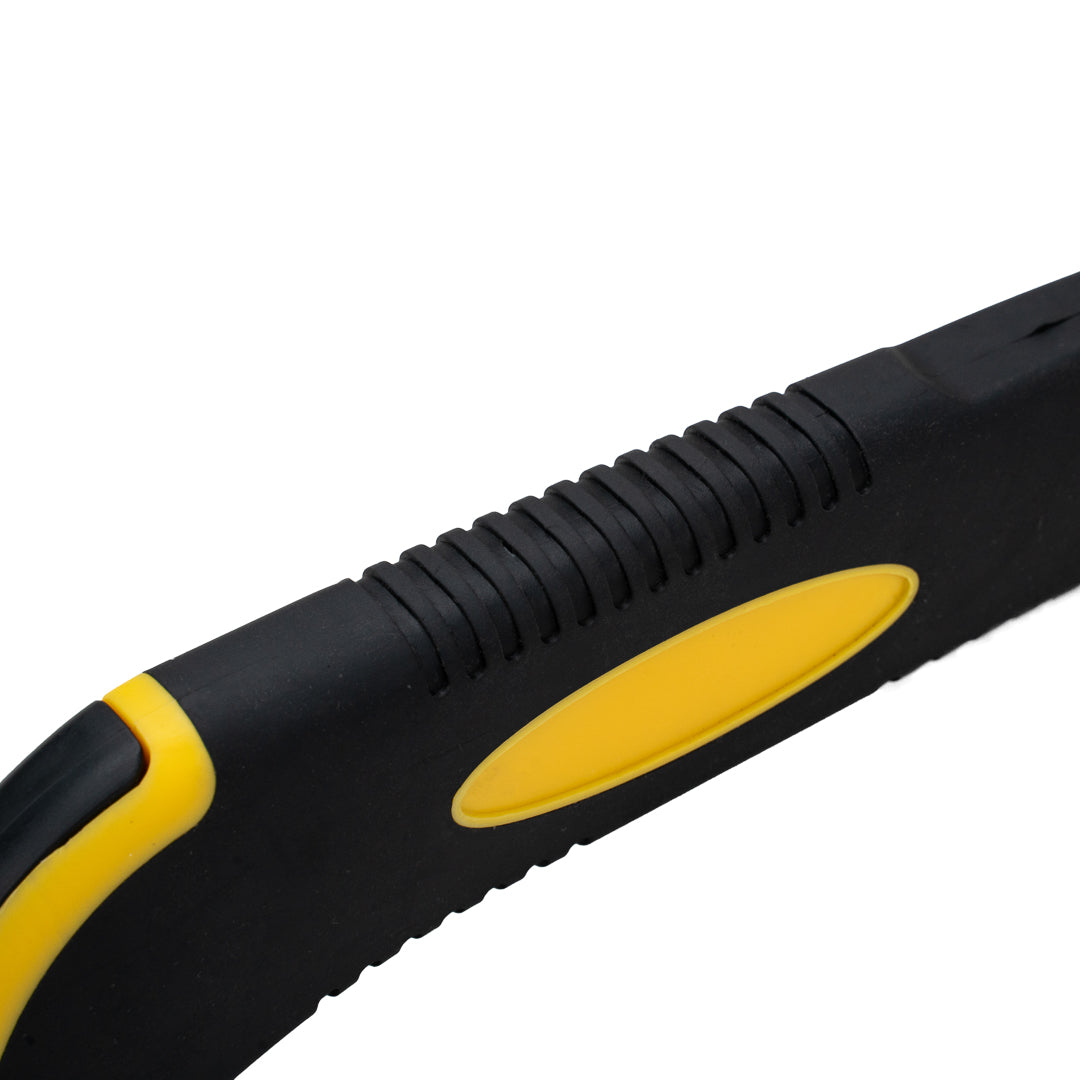 Handy Tek Yellow Snap Off Blade Knife - Anti-Slip Handle - 6 3/4" - 4 count box