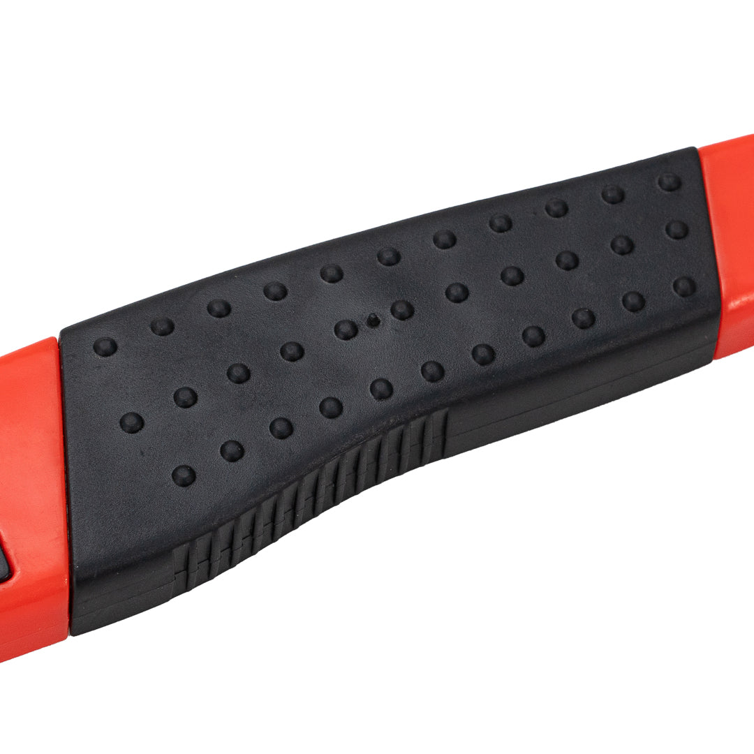 Handy Tek Orange Snap Off Blade Knife - Anti-Slip Handle - 5 1/4"" - 4 count box