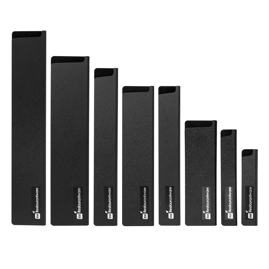 Sensei Black Plastic Knife Blade Cover / Guard Set - 8-Piece - 1 count box