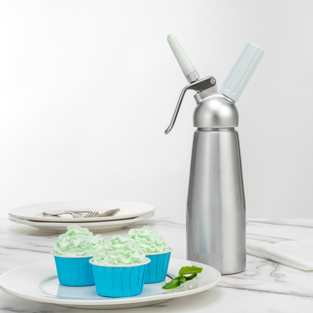 Whip Tek Mint 8g N2O Cartridge - for Whipped Cream Dispenser - 10 count box