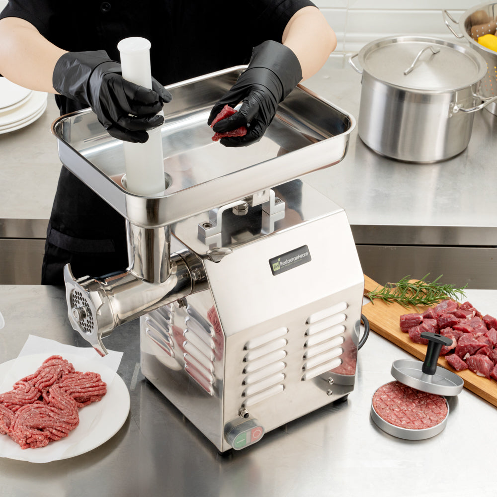 Hi Tek Stainless Steel #12 Electric Meat Grinder - 1hp - 1 count box