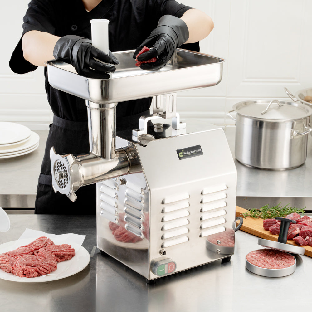 Hi Tek Stainless Steel #12 Electric Meat Grinder - 1hp - 1 count box