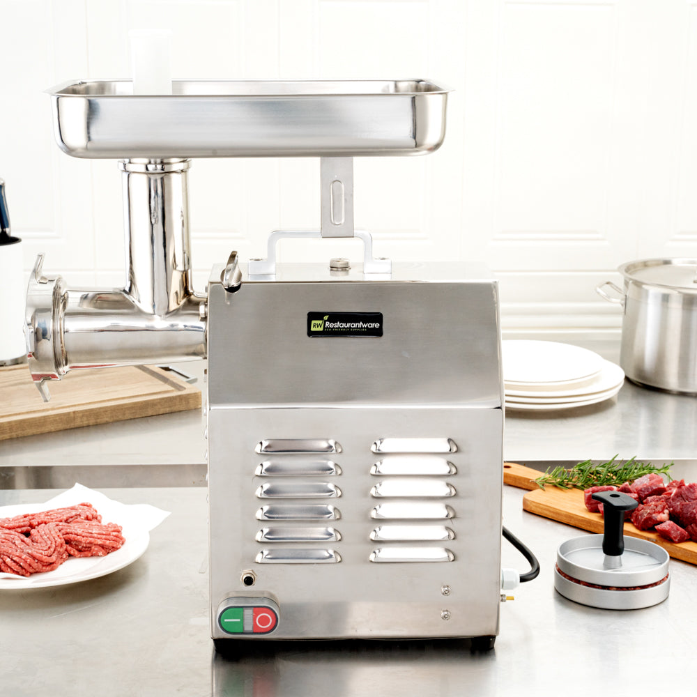 Hi Tek Stainless Steel #22 Electric Meat Grinder - 1.5hp - 1 count box