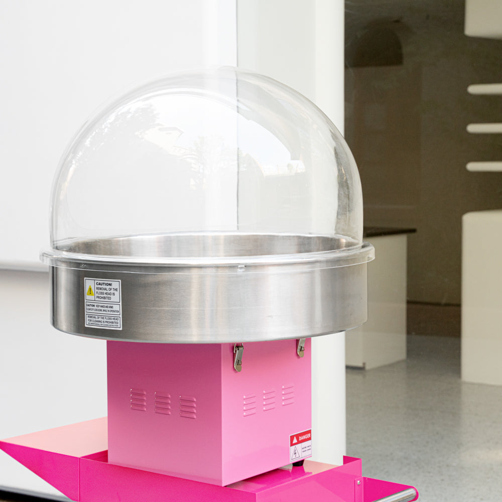 Hi Tek Clear Acrylic Bubble Cover Shield - fits 28" Cotton Candy Machine - 1 count box