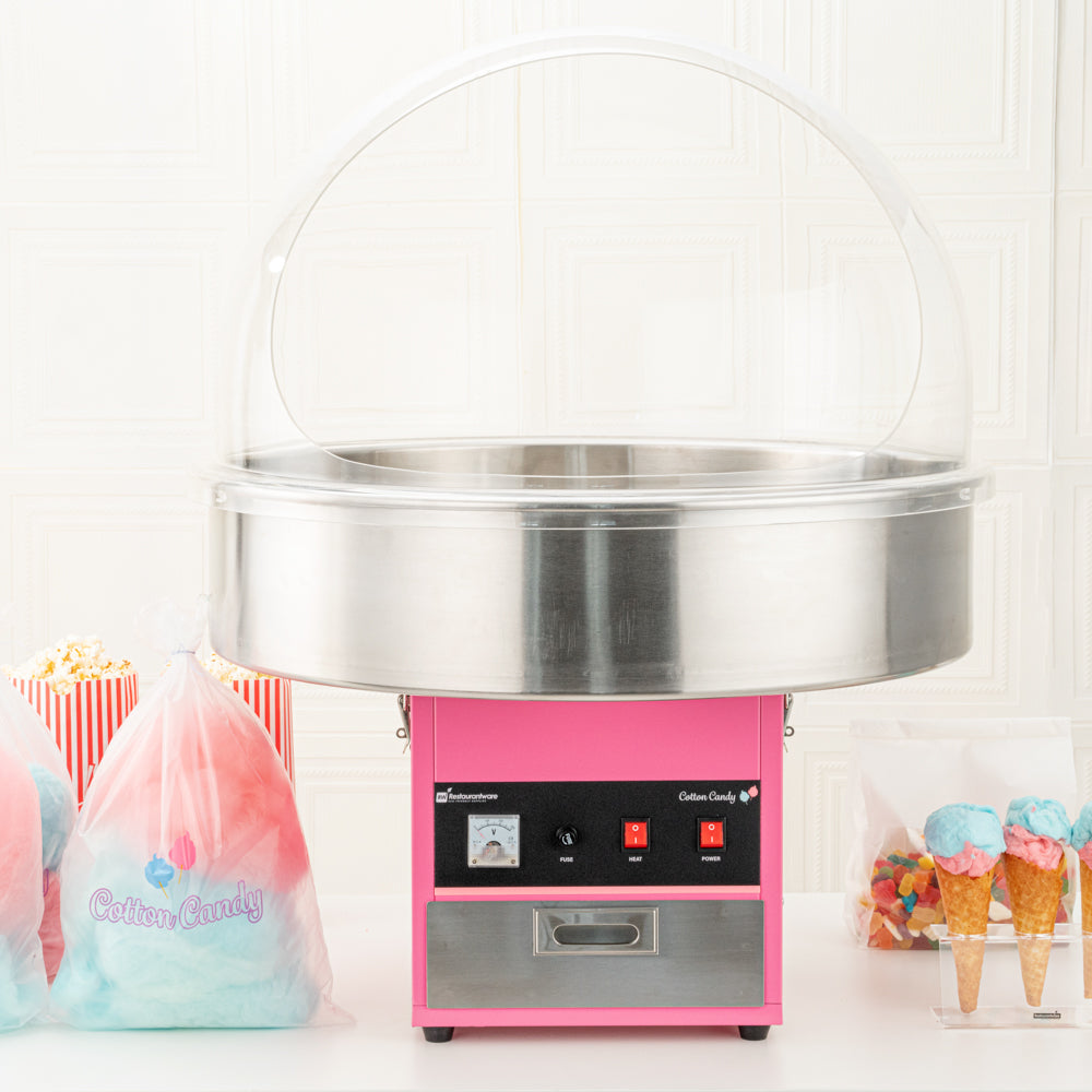 Hi Tek Clear Acrylic Bubble Cover Shield - fits 28" Cotton Candy Machine - 1 count box