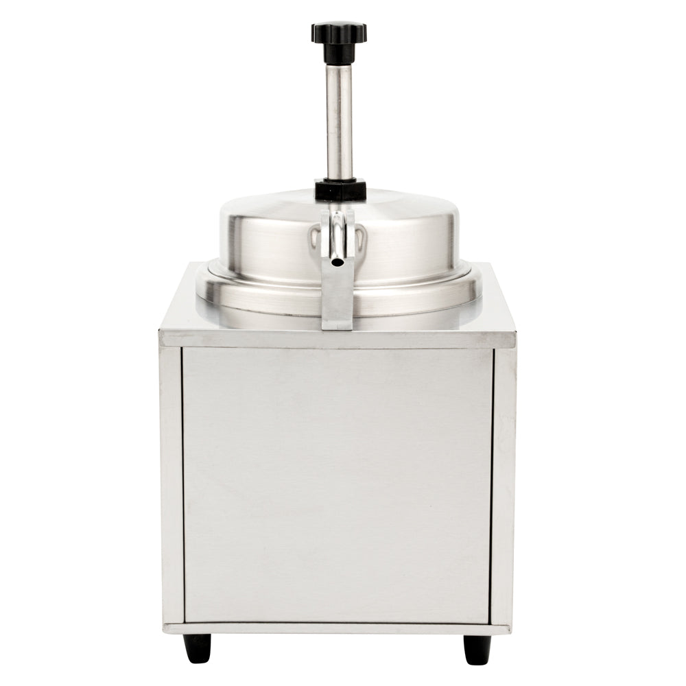 Hi Tek 3.5 qt Stainless Steel Warmer - with Heated Spout, Pump - 1 count box