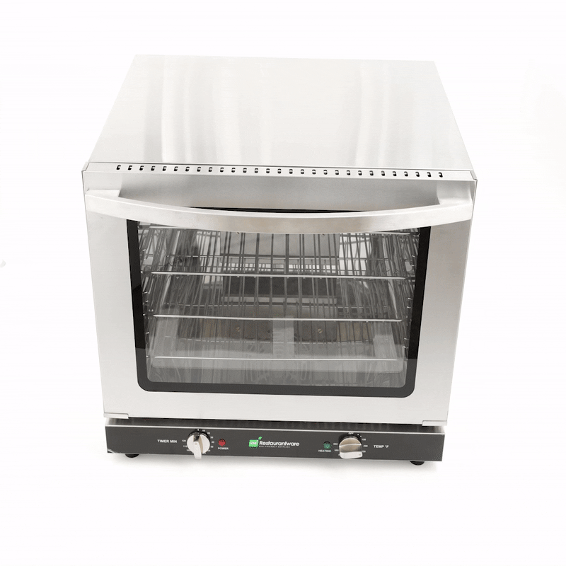 Hi Tek Stainless Steel Half Size Countertop Convection Oven - 208/240V, 2800W - 2.3 cu ft - 1 count box