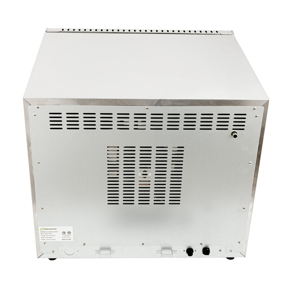 Hi Tek Stainless Steel Half Size Countertop Convection Oven - 208/240V, 2800W - 2.3 cu ft - 1 count box