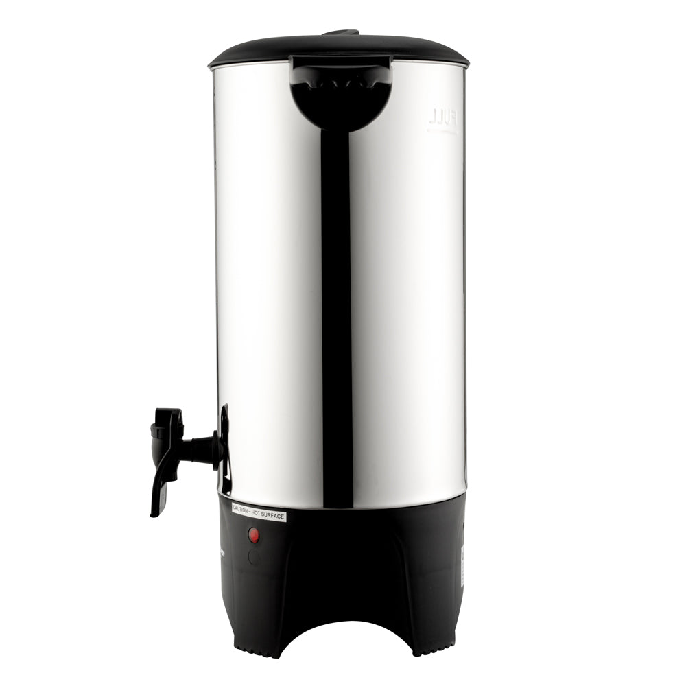 Restpresso 230 oz Silver 13/0 Stainless Steel Coffee Urn - 1000W, 46 Cup - 7 1/2" x 7 1/2" x 18" - 1 count box