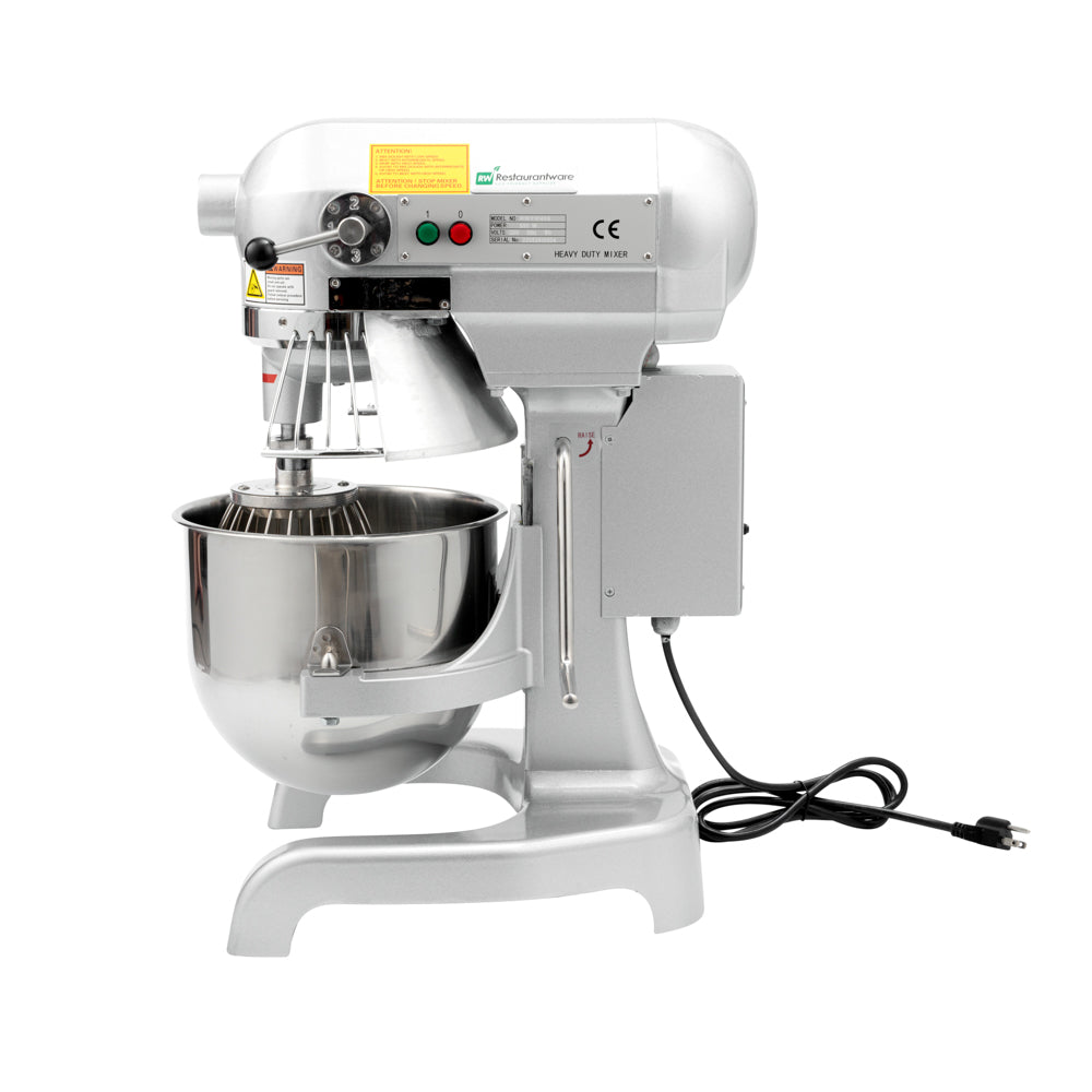 Hi Tek 11 qt Planetary Stand Mixer - Includes Dough Hook, Whisk and Beater, with Safety Guard - 1 count box