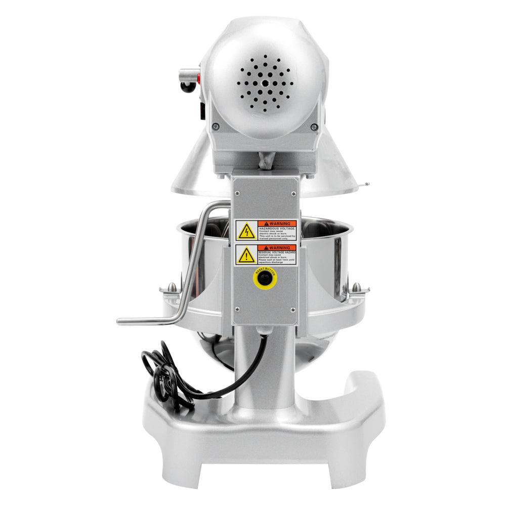 Hi Tek 11 qt Planetary Stand Mixer - Includes Dough Hook, Whisk and Beater, with Safety Guard - 1 count box