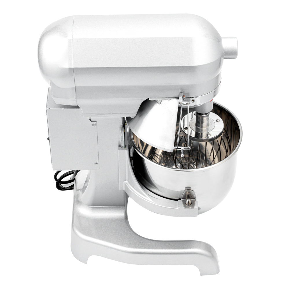 Hi Tek 11 qt Planetary Stand Mixer - Includes Dough Hook, Whisk and Beater, with Safety Guard - 1 count box