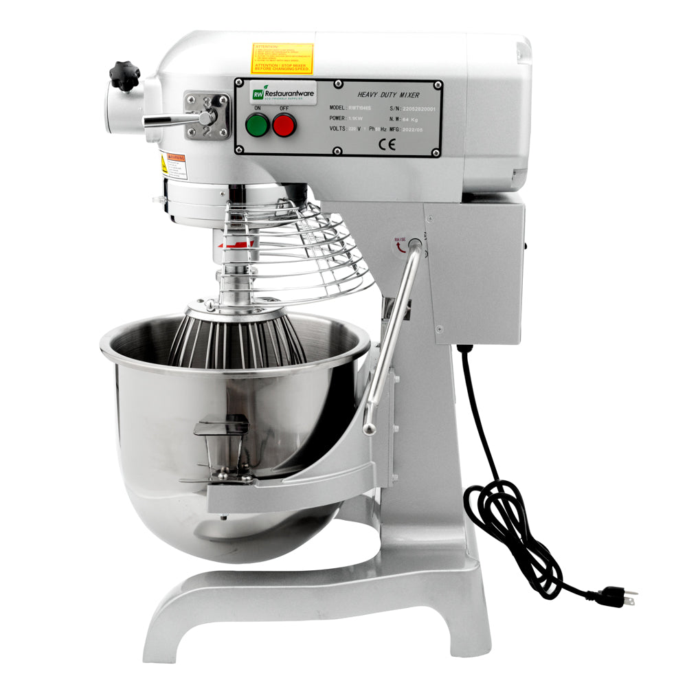 Hi Tek 21 qt Planetary Stand Mixer - Includes Dough Hook, Whisk and Beater, with Safety Guard - 1 count box