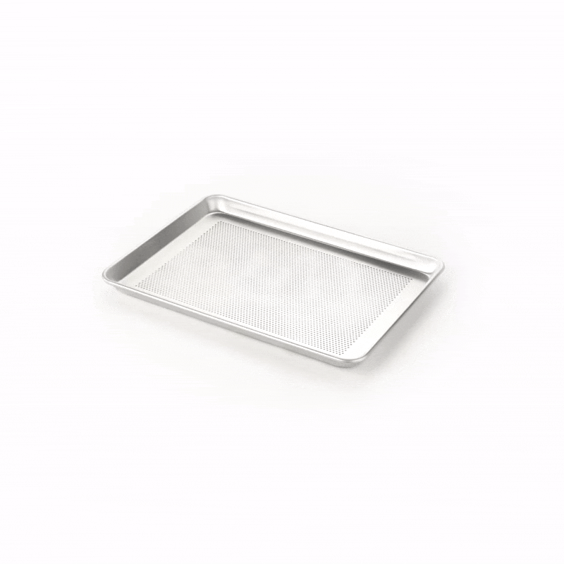 Met Lux Aluminum Half Size Baking Sheet - Perforated - 18" x 13" - 1 count box