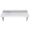 Kitchen Tek 18-Gauge 430 Stainless Steel Solid Wall Shelf - Heavy Duty - 12" x 24" - 1 count box