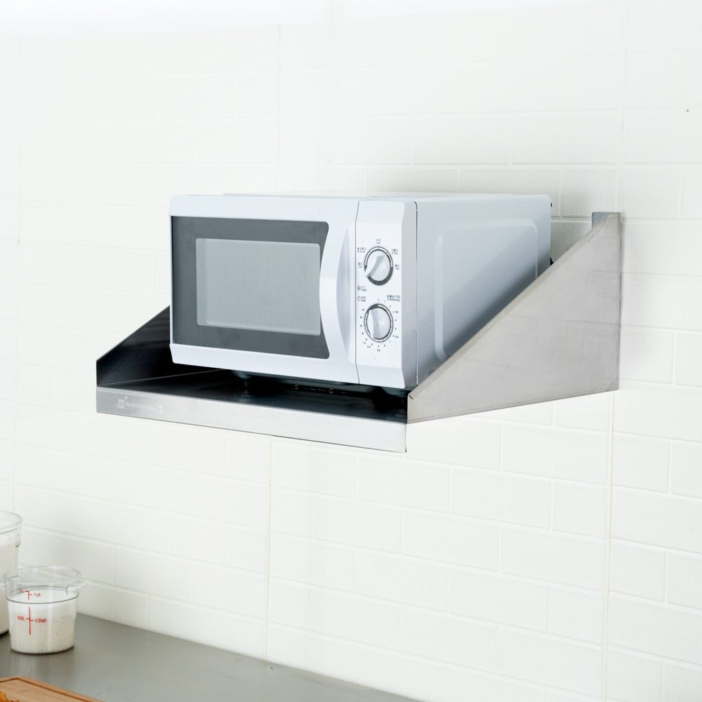 Kitchen Tek 18-Gauge 430 Stainless Steel Microwave Shelf - Heavy Duty - 18" x 24" - 1 count box