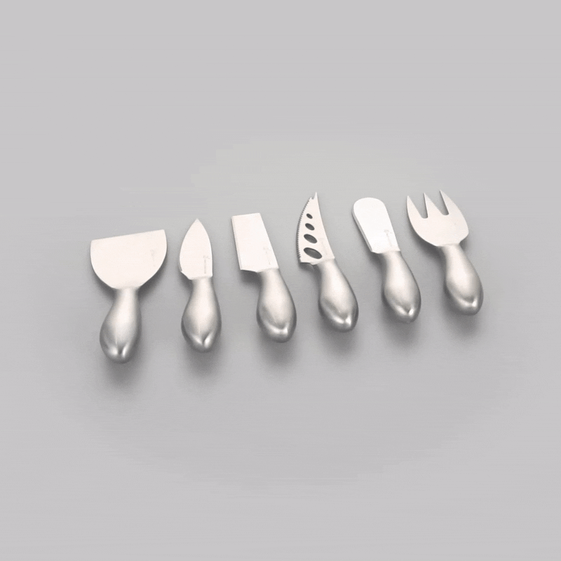 Met Lux Stainless Steel Cheese Knife Set - 6-Piece - 1 count box