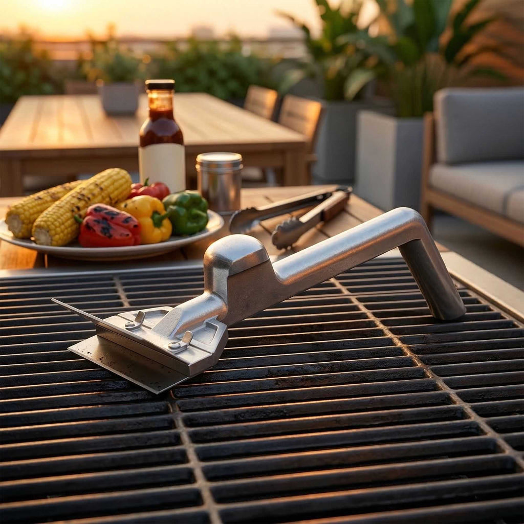 Met Lux Aluminum Grill Scraper - Heavy Duty - 16" - 1 count box