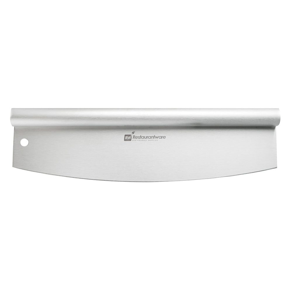 Met Lux Stainless Steel Pizza Cutter / Rocker - with Cover - 13 3/4" x 3 1/2" - 1 count box