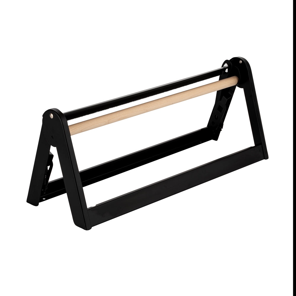 Chef 101 Black Steel Paper Cutter / Dispenser - with Serrated Blade, Fits 18" Roll - 1 count box