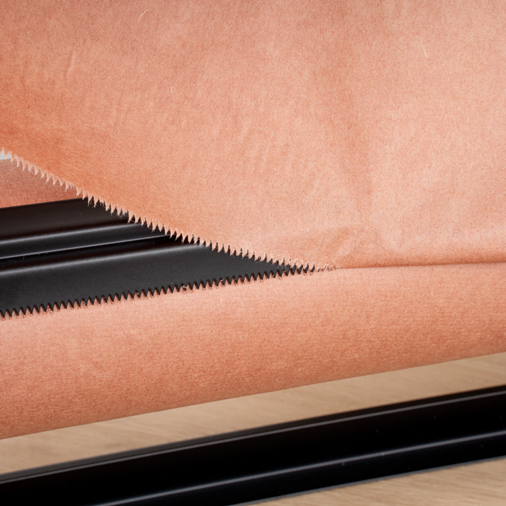 Chef 101 Black Steel Paper Cutter / Dispenser - with Serrated Blade, Fits 18" Roll - 1 count box