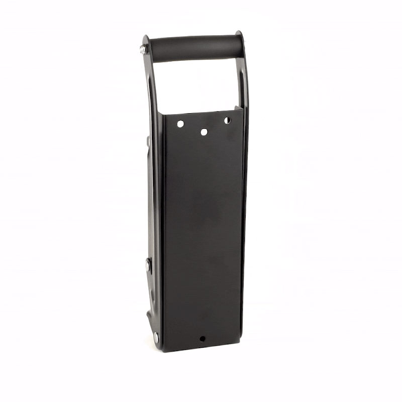Met Lux Black Metal Can Crusher - for 12 / 16 oz Cans, Wall Mount - 1 count box