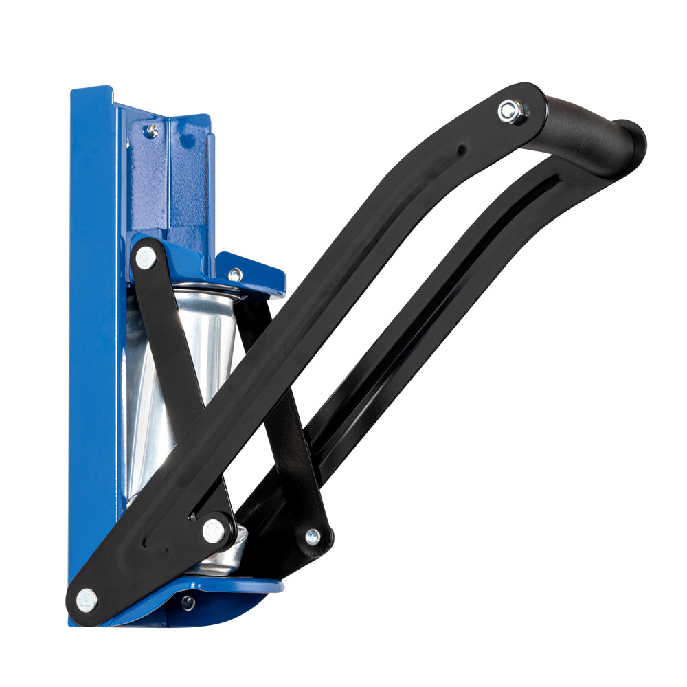 Met Lux Blue Metal Can Crusher - for 12 / 16 oz Cans, Wall Mount - 1 count box