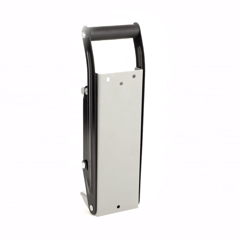Met Lux Gray Metal Can Crusher - for 12 / 16 oz Cans, Wall Mount - 1 count box