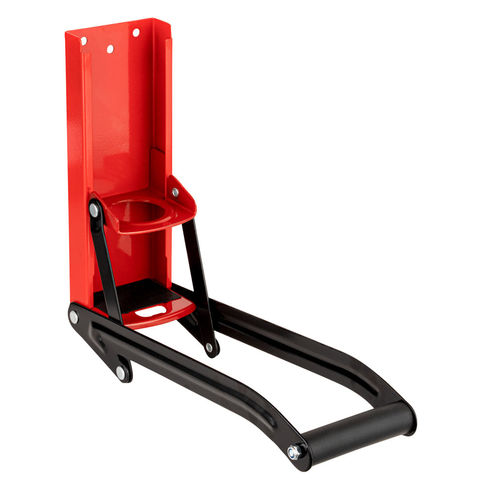 Met Lux Red Metal Can Crusher - for 12 / 16 oz Cans, Wall Mount - 1 count box