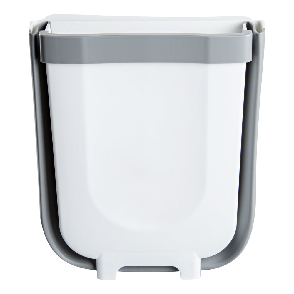 Chef 101 Gray Collapsible Large Trash Can - 11 1/2" x 10" x 7" - 1 count box