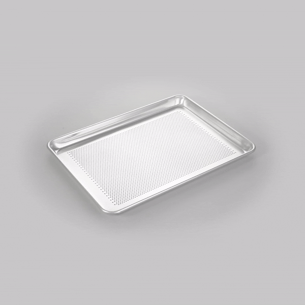 Met Lux Aluminum Half Size Baking Sheet - Perforated, Heavy Duty - 18" x 13" - 1 count box