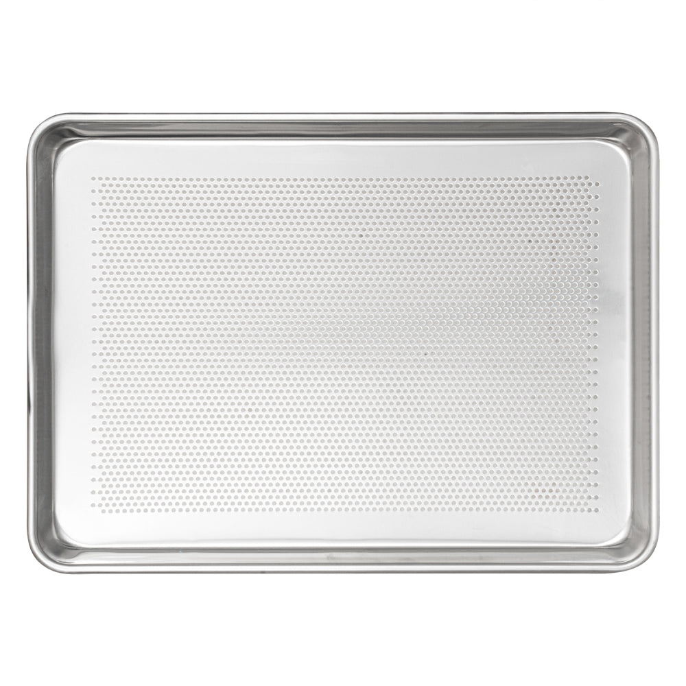 Met Lux Aluminum Half Size Baking Sheet - Perforated, Heavy Duty - 18" x 13" - 1 count box