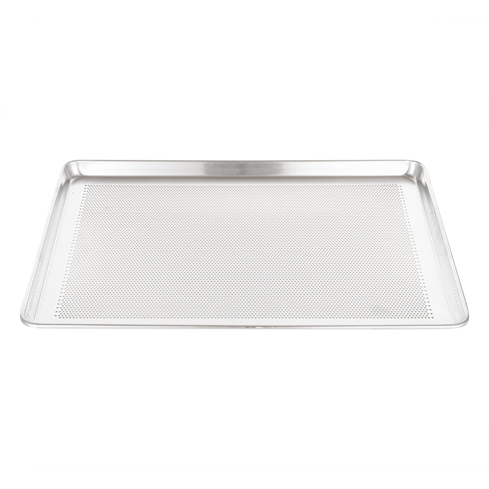 Met Lux Aluminum Full Size Baking Sheet - Perforated, Heavy Duty - 26" x 18" - 1 count box