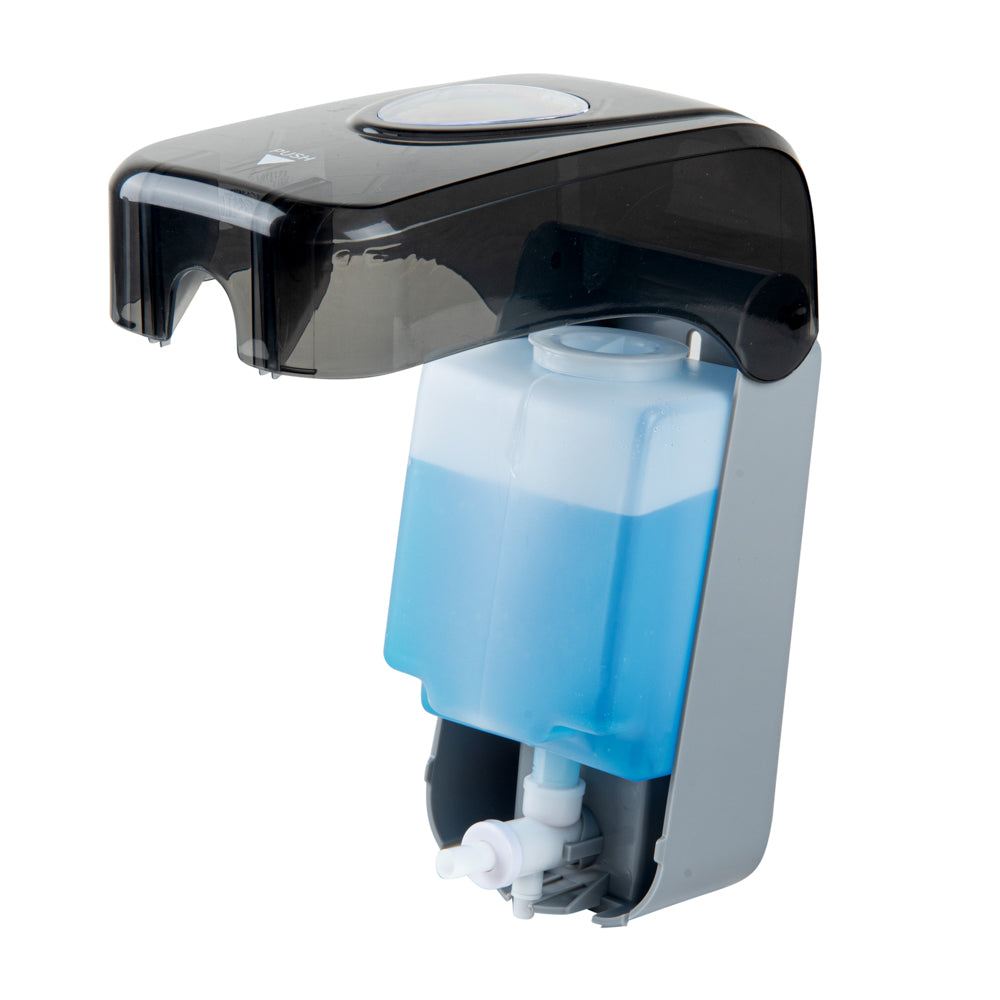 Clean Tek Professional 33 oz Black Manual Soap Dispenser - for Gel or Liquid Soap - 1 count box