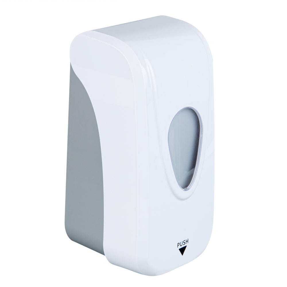Clean Tek Professional 33 oz White Manual Soap Dispenser - for Gel or Liquid Soap - 1 count box