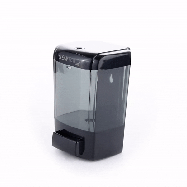 Clean Tek Professional 24 oz Black Manual Soap Dispenser - for Gel or Liquid Soap - 1 count box