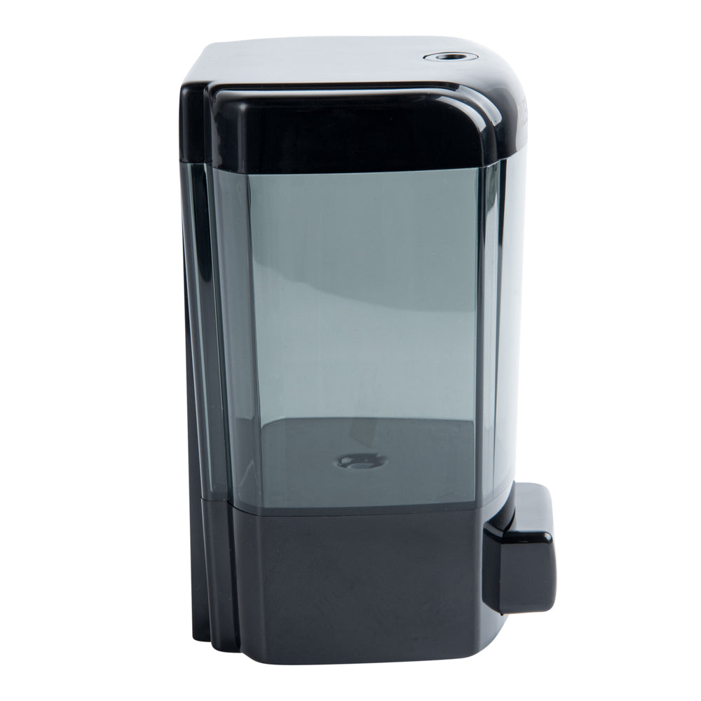 Clean Tek Professional 24 oz Black Manual Soap Dispenser - for Gel or Liquid Soap - 1 count box