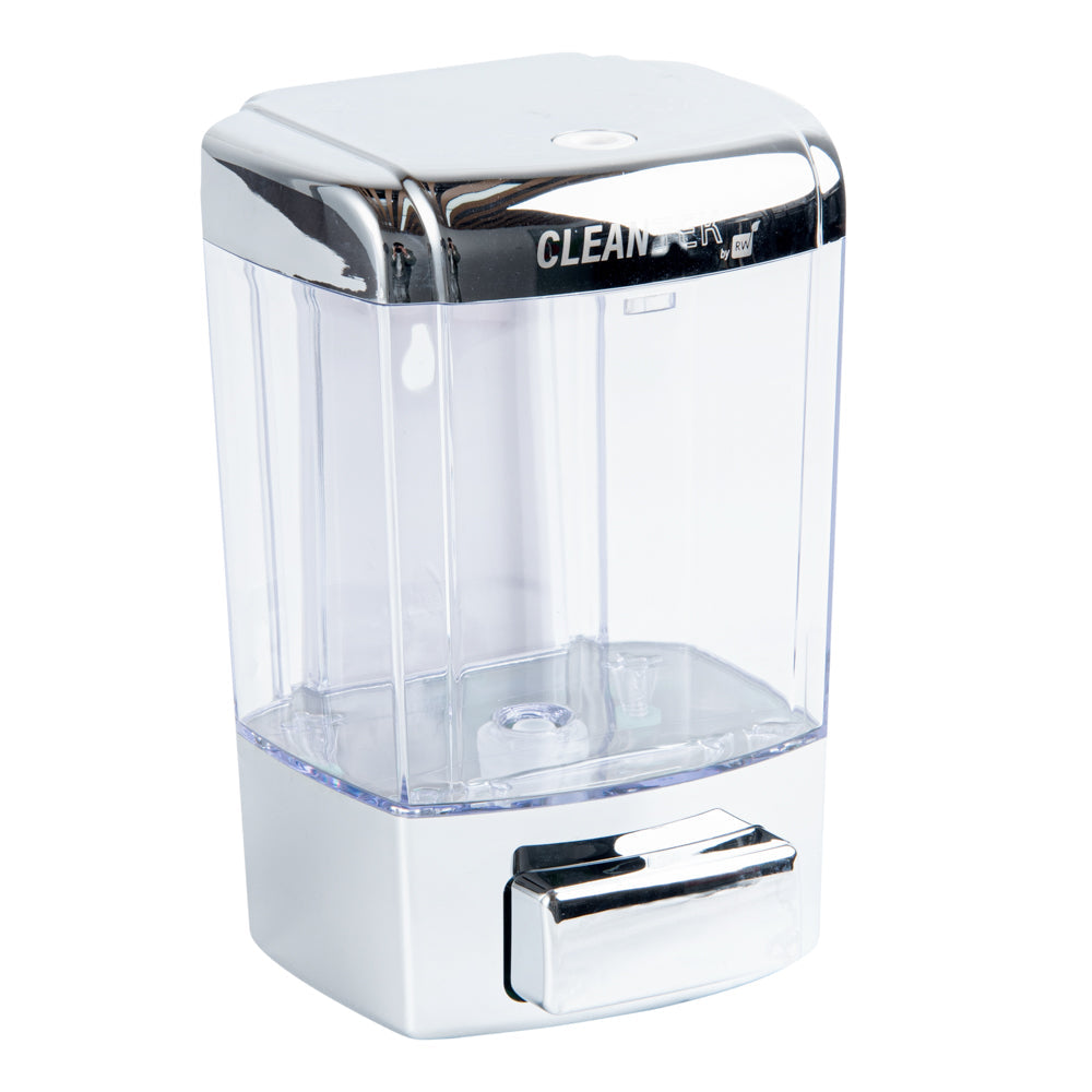 Clean Tek Professional 24 oz Clear Manual Soap Dispenser - for Gel or Liquid Soap - 1 count box