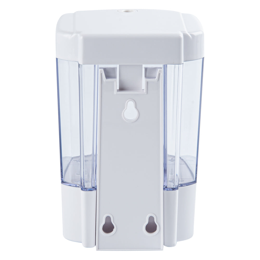 Clean Tek Professional 24 oz White Manual Soap Dispenser - for Gel or Liquid Soap - 1 count box