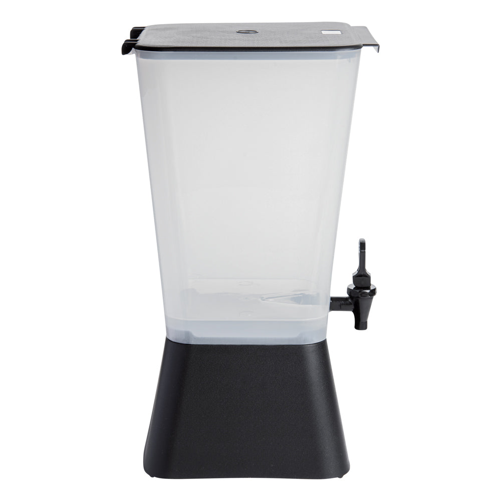 Bev Tek 5 gal Black Beverage Dispenser - 12 1/2" x 11" x 22" - 1 count box