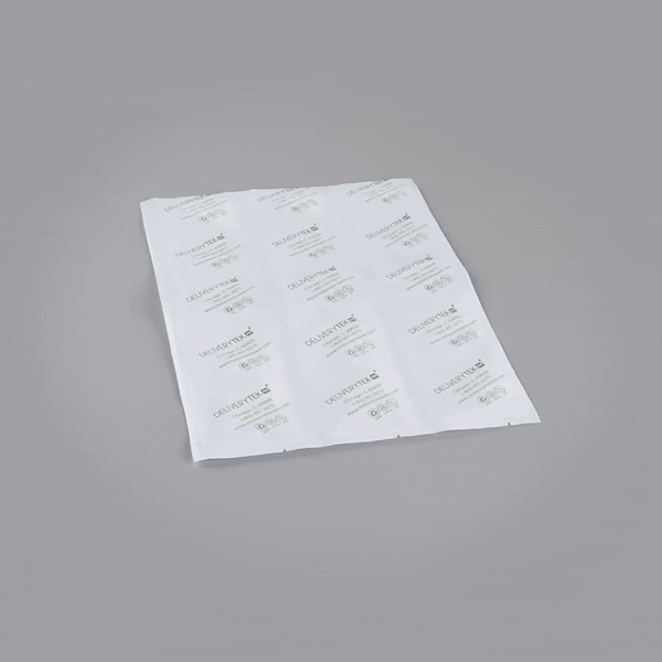 Delivery Tek Plastic Shipping Ice Pack - 3 x 2 Cells - 11 1/2" x 7 3/4" - 10 count box