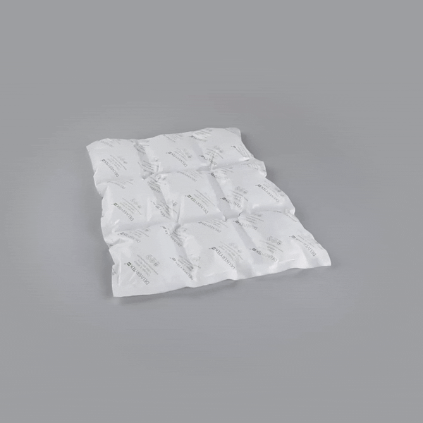 Delivery Tek Plastic Shipping Ice Pack - 3 x 3 Cells - 15 1/4" x 11 1/2" - 100 count box